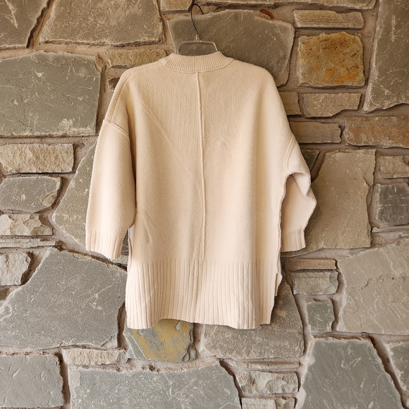 Free People Cream Crew Neck Sweater - Picture 4 of 4